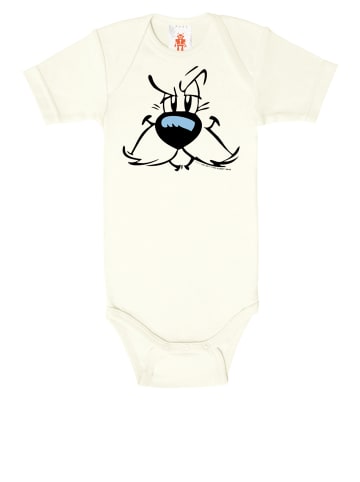 Logoshirt Baby-Body in altweiss