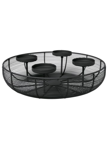 Villeroy & Boch Adventskranz Black XMAS in schwarz