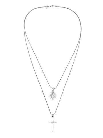 KUZZOI Halskette 925 Sterling Silber in Silber