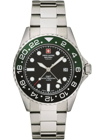 Swiss Alpine Military by Grovana Chronograph für Herren in silber