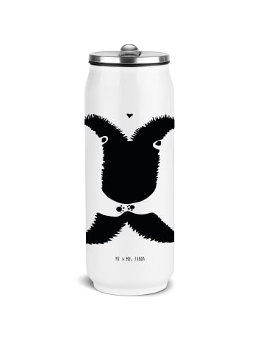 Mr. & Mrs. Panda Trinkbecher Igel händchenhaltend ohne Spruch in Weiß