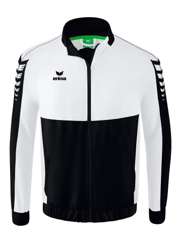 erima Herren Six Wings Präsentationsjacke in schwarz/weiss