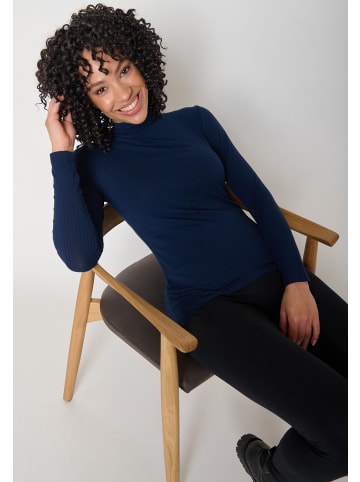 GreenBomb Longsleeve Basic in Marineblau