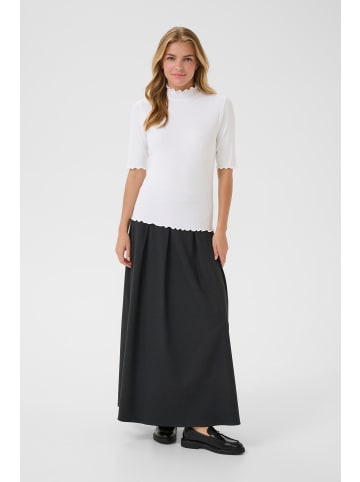 Cream Langarm-Shirt CRRibba Slim fit in Snow White