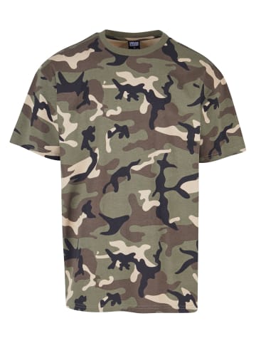 Urban Classics T-Shirts in wood camo aop