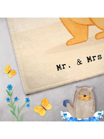 Mr. & Mrs. Panda Handtuch Steuerberater Leidenschaft Design mit ... in Weiß
