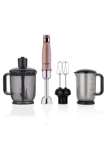 Korkmaz Korkmaz Performix Mega Mixer-Set in Rosegold 1000W Edelstahl 18/10 in Rosegold