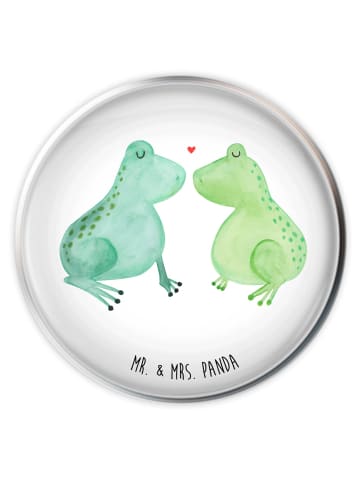 Mr. & Mrs. Panda Waschbecken Stöpsel Frosch Liebe ohne Spruch in Weiß