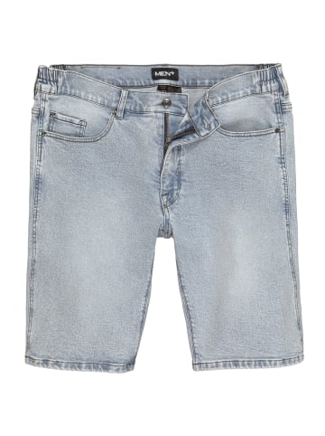 Men Plus Bermuda in bleached denim