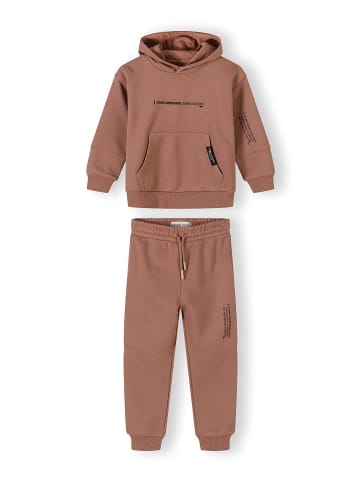 Minoti 2-tlg Jogginganzug 29FLEECE259 in cognac