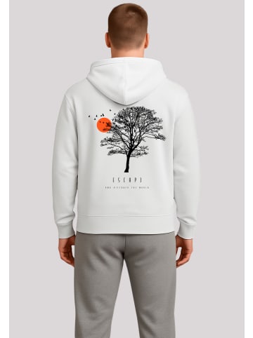 F4NT4STIC Hoodie Escape Discover the World Tree Birds in off-white