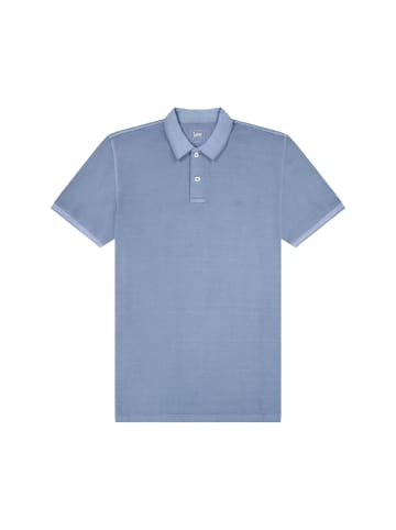 Lee Polo Garment Dye in Dustier Blue