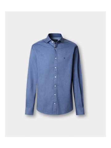 Hackett London Hemd in Blau