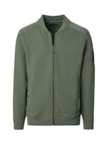 CASAMODA Sweatjacke für Herren in grün