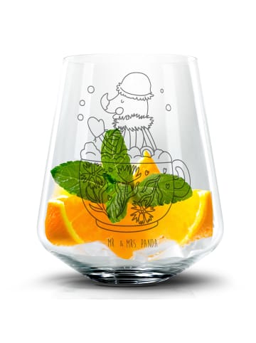 Mr. & Mrs. Panda Blümchentailglas Nachtfalter Schaumbad ohne Spruch in Transparent