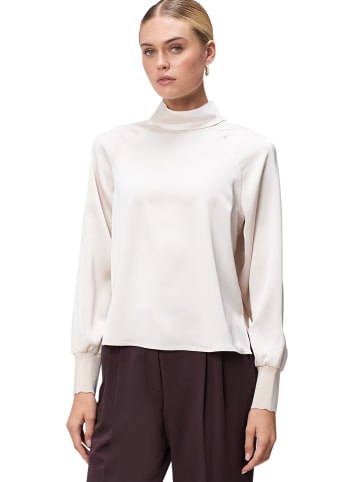 Zero  Satinbluse mit Stehkragen in French Oak