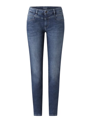 Paddock's 5-Pocket Jeans LUCY in blue mid stone used moustache