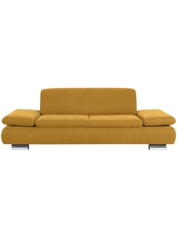 others SOFA 2,5-Sitzer Kaye Bezug Veloursstoff Metallfuß verchromt / mais