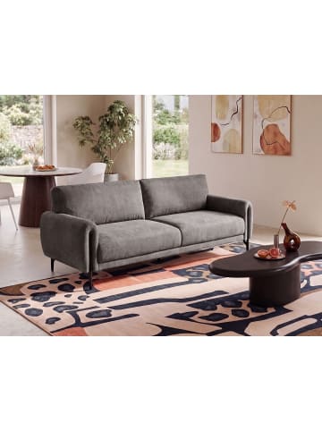 3-Sitzer Sofa SKARO in Beige/Schwarz - (W) 214 x (H) 87 x (L) 89 cm