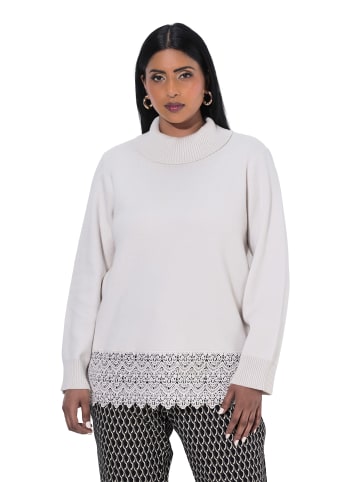 Ulla Popken Pullover in graubeige