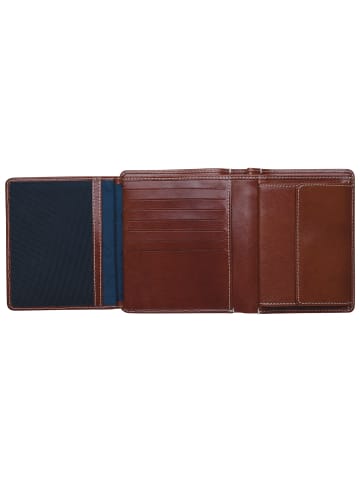 Golden Head Bari Geldbörse RFID Schutz Leder 12 cm cognac