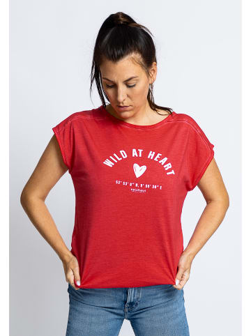 Salzhaut Shirt AMKE Wild at heart in Red