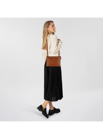 Greenburry Colombiana Umhängetasche Leder 25 cm in nougat