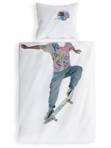 Cats Collection Baumwoll Bettwäsche Renforce  Kinderbettwäsche in Skater