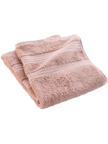 Douceur d’Intérieur Frottee-Handtuch EXCELLENCE, Bio-Baumwolle in Rosa, 70 x 130 cm