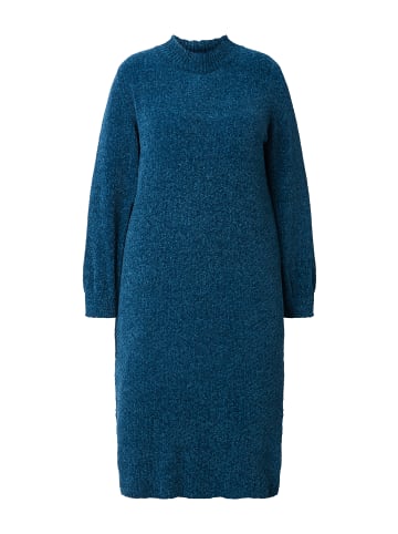 Ulla Popken Strickkleid in petrol