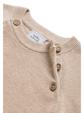 Stellou & friends Strick-Overall in beige