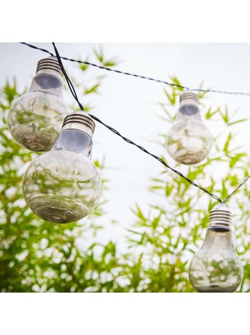 Butlers Solar-Lichterkette SUNLIGHT 4er-Set in Grau