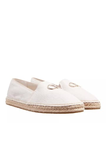 Calvin Klein Espadrille W/Hw Jq Neutral Mono in white