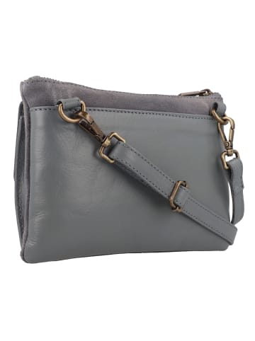 Cowboysbag Seventies Suede Umhängetasche Leder 21 cm in dusk blue