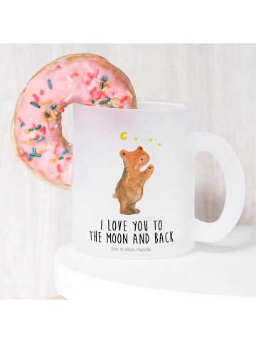 Mr. & Mrs. Panda Pott Verliebter Bär mit Spruch in Transparent