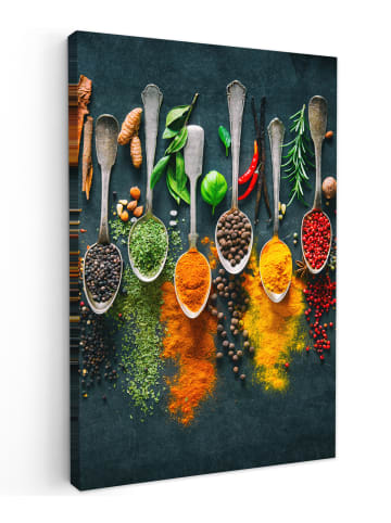 MuchoWow Leinwand Bilder Kräuter