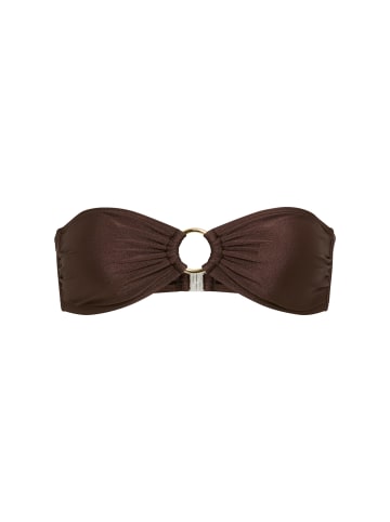 LSCN BY LASCANA Bandeau-Bikini-Top in dark brown