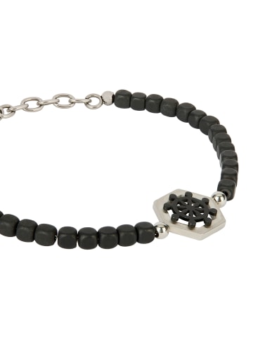 Breil Armband mast silber, schwarz