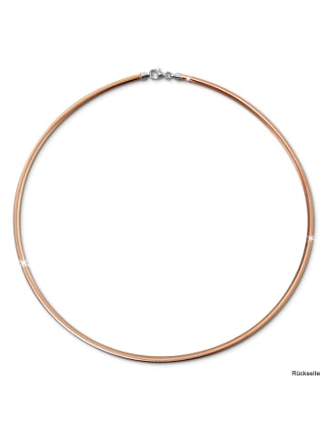 SilberDream 925 Silber, vergoldet (Roségold 333) Damen SilberDream Ketten Muster  ca. 45cm