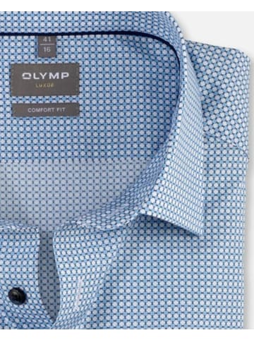 OLYMP  Langarm Business Hemd für Herren in blau