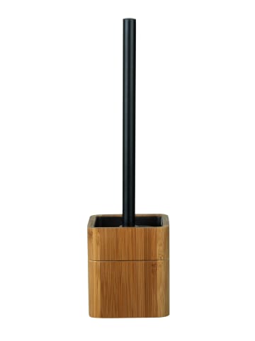 Wenko WC-Bürste aus hartem Bambus SERRO in Braun, (B) 10 x (H) 37 x (L) 10 cm