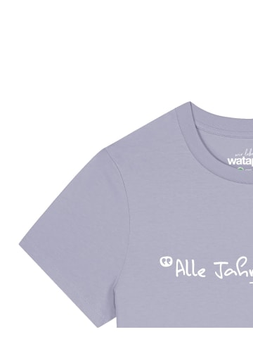 wat? Apparel T-Shirt Alle Jahre wieder in Lavender