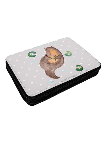 Mr. & Mrs. Panda Etui Otter Seerose ohne Spruch in Grau Pastell