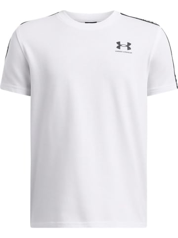Under Armour Sportshirt "Icon Taped T-Shirt" in Weiß