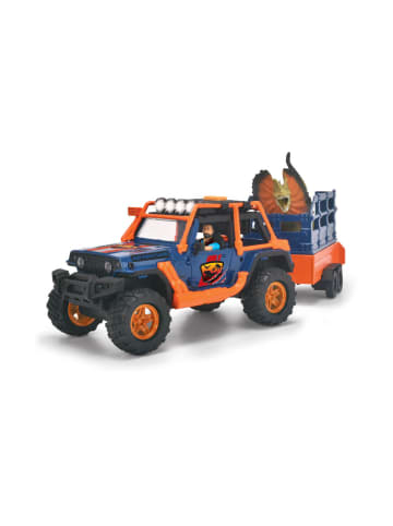 Dickie Spielzeugauto Jeepster Commander, mit Dinosauer Figuren