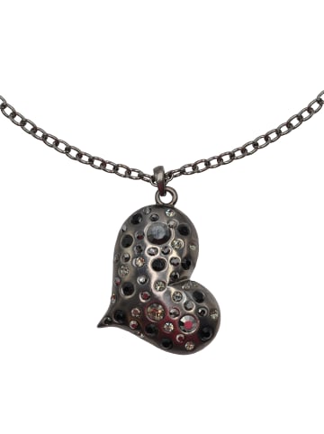 Steuer Modeschmuck Metall in Schwarz