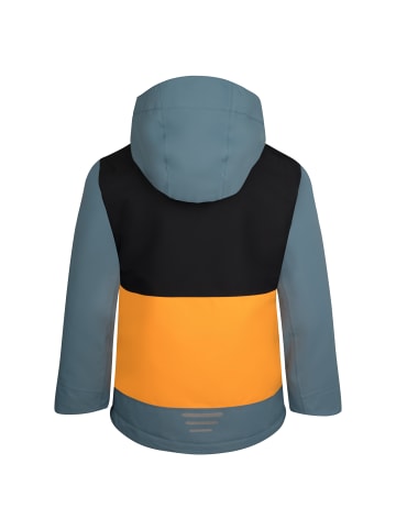 Trollkids Ski-Jacke "Rauland" in Schwarz/Stahlblau/Mango