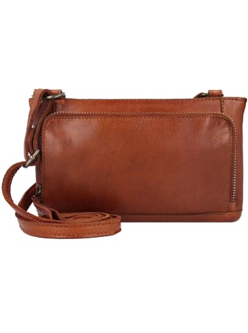 Greenburry Soft Umhängetasche Leder 20 cm in cognac