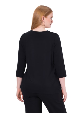 Ulla Popken Shirt in schwarz