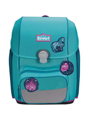 Scout Genius Schulranzen-Set 4-tlg. Dreamworld in blau